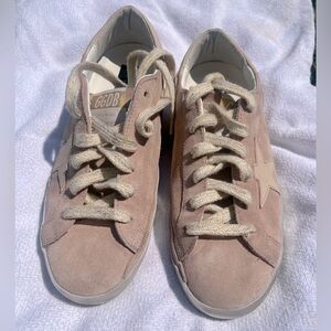 Golden Goose size 39 beige/nude sneakers. Worn twice.